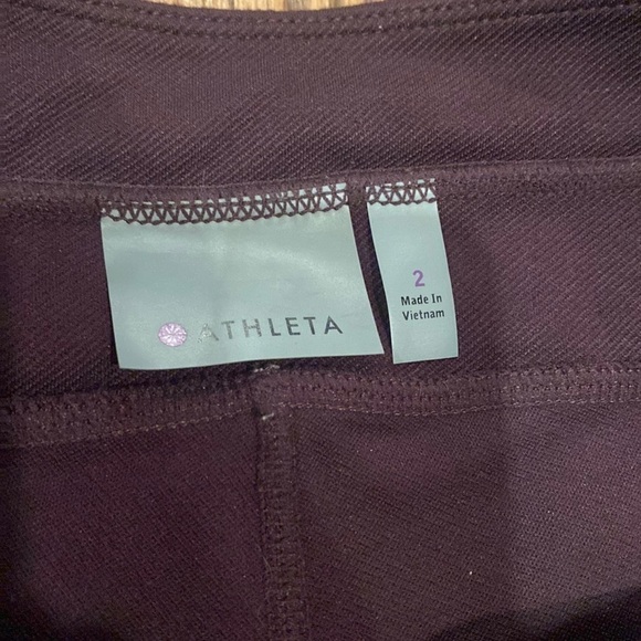 Athleta Size 2 Brown Pants - Picture 4 of 9